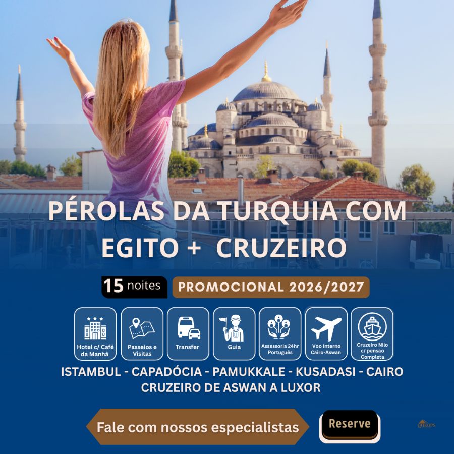 PÉROLAS DA TURQUIA COM CAIRO + CRUZEIRO NILO- 16D   (Q-LTD-PR12)
